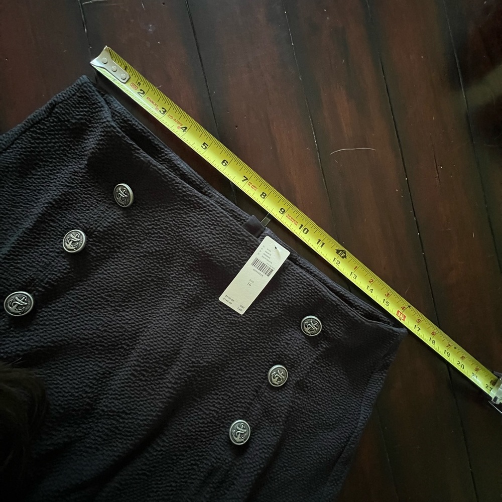 Nwt Anthropologie Dual Split Button Midi Skirt. S… - image 5